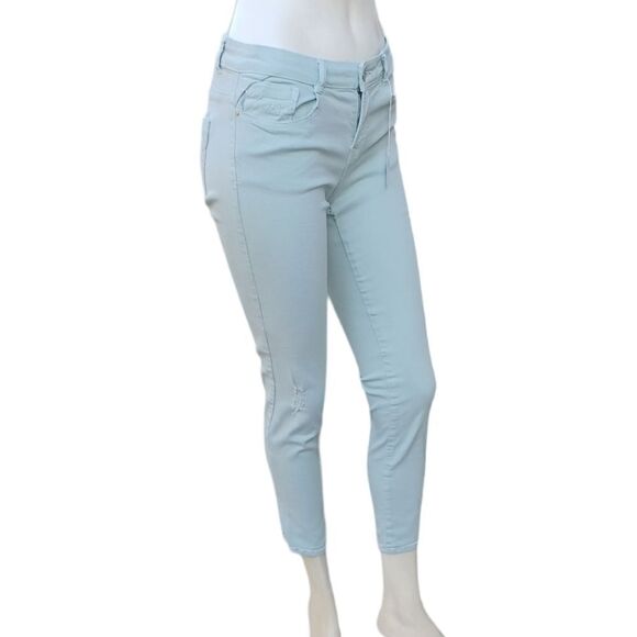 662642....Zara Core Denim Ankle Crop Jeans Size 6, W26" 26"Inseam 7"Rise - Picture 3 of 6